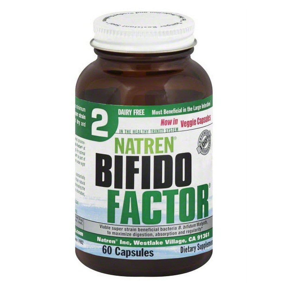 Natren Bifido Facto Dairy Free Veggie Capsules, 60 Ea
